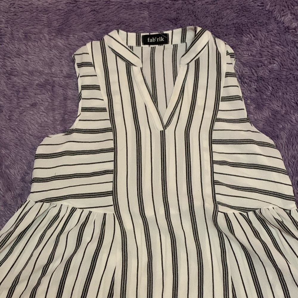 Striped tank top
